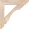 Ekena Millwork Olympic Slat Smooth Bracket w/ Offset Brace, Douglas Fir, 7 1/2"W x 38"D x 38"H BKT0806X38X38OLY06SDF - alternate 4
